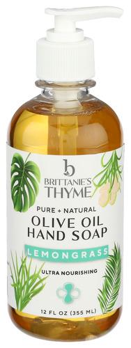 Brittanies Thyme Soap Hand Lemongrass - 12 Fo (1 Units)
