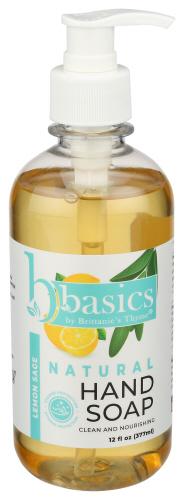 Brittanies Thyme Soap Hand Lemon Sage - 12 Fo (1 Units)