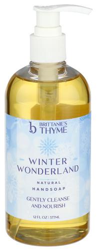 Brittanies Thyme Hand Soap Olv Oil Wnt Wnr - 12 Oz (6 Units)