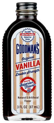 Goodmans Flavor Vanilla Original - 3 Fo (6 Units)