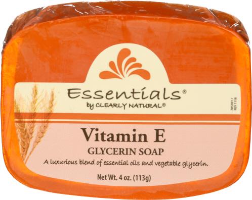 Clearly Natural Soap Bar Glyc Vitamin E - 4 Oz (3 Units)