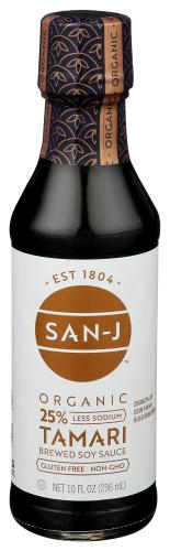 San J Sauce Soy Tamari Gfwf Pltnm Ls - 10 Oz (6 Units)