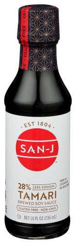 San J Sauce Soy Tamari Rdcd Salt - 10 Oz (6 Units)