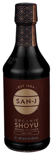 San J Sauce Soy Shoyu Bronze Organic - 20 Oz (6 Units)