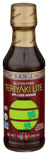San J Sauce Teriyaki Lite - 10 Fo (6 Units)