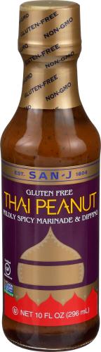 San J Sauce Thai Peanut Gf - 10 Oz (6 Units)
