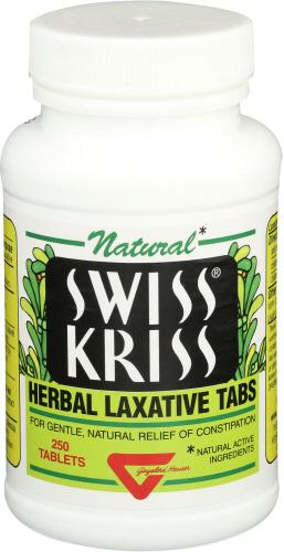 Swiss Kriss Laxative Herbal - 250 Tb (3 Units)