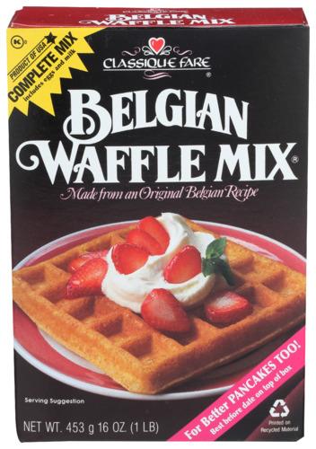 Classique Fare Mix Waffle Belgian - 16 Oz (6 Units)