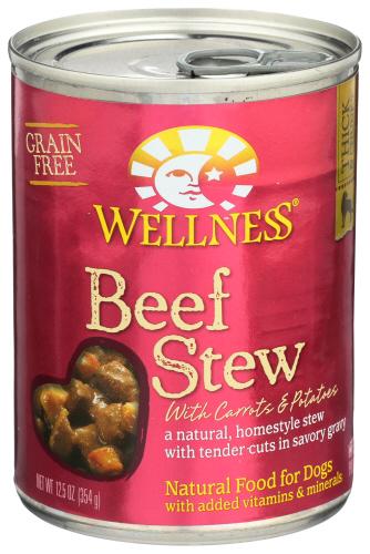 Wellness Dog Food Stw Beef Crrt Potato Can - 12.5 Oz (12 Units)