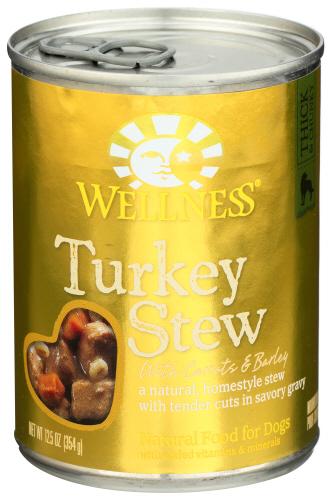 Wellness Dog Food Stw Trky Barley Crrt Ca - 12.5 Oz (12 Units)