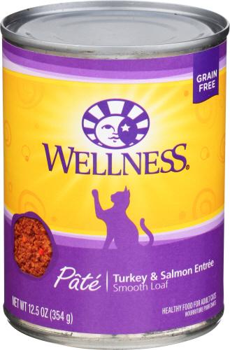 Wellness Cat Food Turkey Salmon - 12.5 Oz (12 Units)