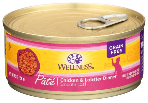 Wellness Cat Food Can Chckn & Lobster - 5.5 Oz (24 Units)