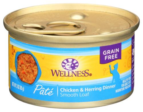Wellness Cat Food Chicken & Herring - 3 Oz (24 Units)
