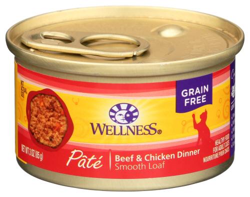 Wellness Cat Food Beff & Chicken - 3 Oz (24 Units)