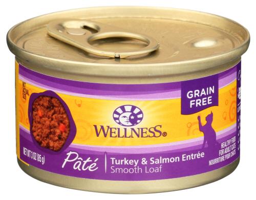 Wellness Cat Food Trky & Salmon - 3 Oz (24 Units)