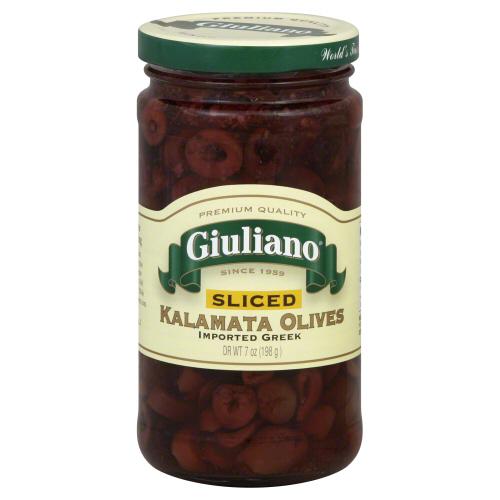 Giuliano Olive Slcd Kalamata - 6.5 Oz (6 Units)