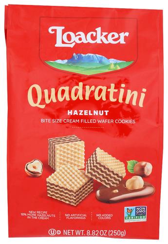 Loacker Wafer Qudrtni Hzlnt 250G - 8.82 Oz (6 Units)