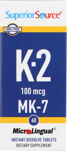 Superior Source Vitamin K2 100Mcg - 60 Tb (1 Units)