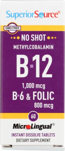 Superior Source Methyl Flic Acid B6 1000M - 60 Tb (1 Units)