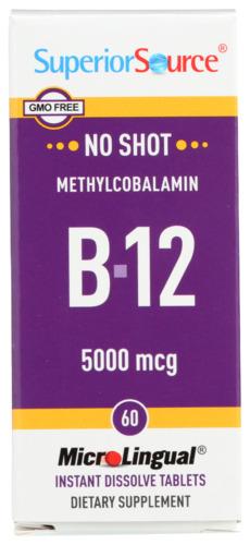 Superior Source Vitamin B12 5000Mcg - 60 Tb (1 Units)
