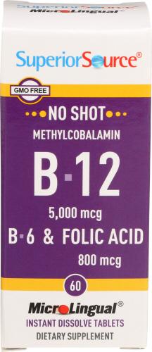Superior Source Methlycobalamin 800Mcg - 60 Tb (1 Units)