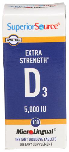 Superior Source Vitamin D 5000Iu Extra - 100 Tb (1 Units)