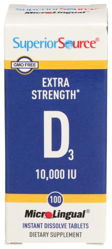 Superior Source Vitamin D 10000Iu Extra - 100 Tb (1 Units)
