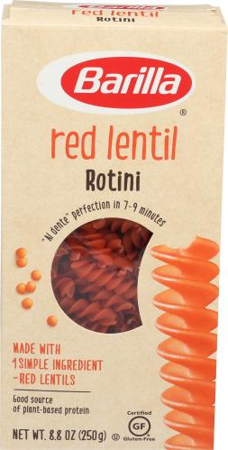 Barilla Pasta Rotini Rd Lgume Lnt - 8.8 Oz (10 Units)