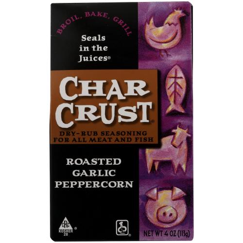 Char Crust Rub Roasted Garlic Ppprcrn - 4 Oz (6 Units)
