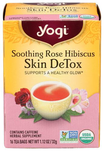Yogi Teas Tea Skin Dtox Sooth Rose - 16 Bg (6 Units)