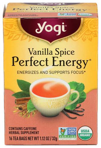 Yogi Teas Tea Vanilla Spce Prft Enrgy - 16 Bg (6 Units)
