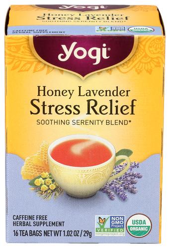Yogi Teas Tea Honey Lavender Stress Reli - 16 Bg (6 Units)