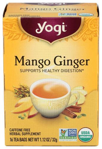 Yogi Teas Tea Mango Ginger Organic - 16 Bg (6 Units)