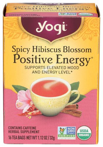 Yogi Teas Tea Hibiscus Spicy Organic - 16 Bg (6 Units)