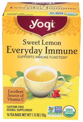 Yogi Teas Tea Sweet Lemon Organic - 16 Bg (6 Units)