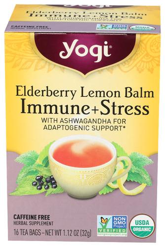 Yogi Teas Tea Elderberry Imune Organic - 16 Bg (6 Units)