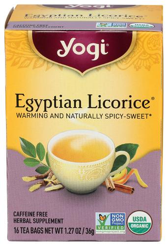 Yogi Teas Tea Eghptn Licorice - 16 Bg (6 Units)