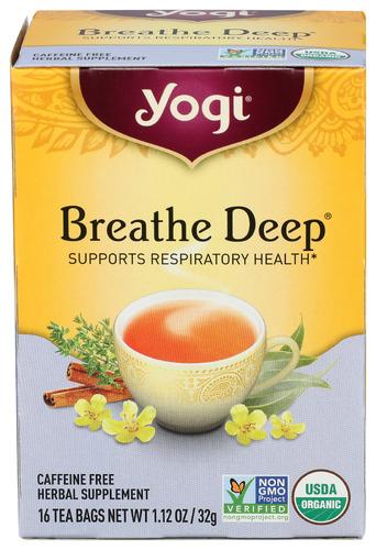 Yogi Teas Tea Breathe Deep - 16 Bg (6 Units)