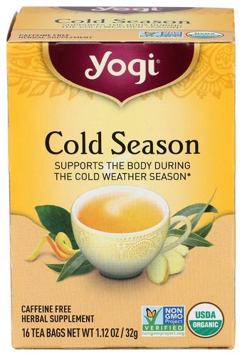 Yogi Teas Tea Cold Season Relf Cf - 16 Bg (6 Units)