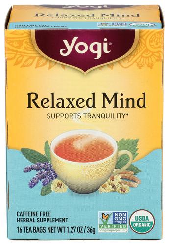 Yogi Teas Tea Relaxed Mind - 16 Bg (6 Units)