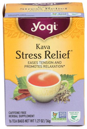 Yogi Teas Tea Kava Strss Rlief Organic - 16 Bg (6 Units)