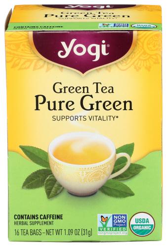 Yogi Teas Tea Grn Organic - 16 Bg (6 Units)