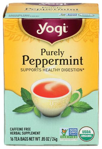Yogi Teas Tea Purely Peppermint Organic - 16 Bg (6 Units)