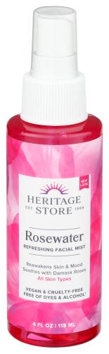 Heritage Rose Water W Atomizer - 4 Oz (6 Units)