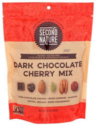 Second Nature Trail Mix Cherry Drk Chocolate - 12 Oz (6 Units)