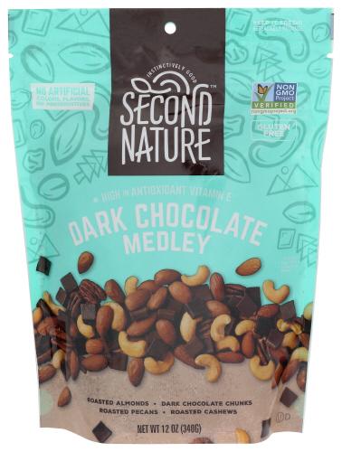 Second Nature Medley Drk Chocolate - 12 Oz (6 Units)
