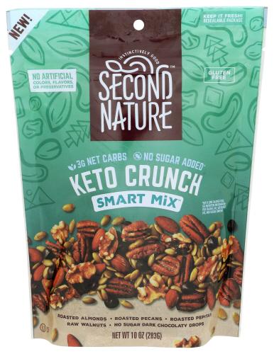 Second Nature Trail Mix Keto Crunch Smrt - 10 Oz (6 Units)