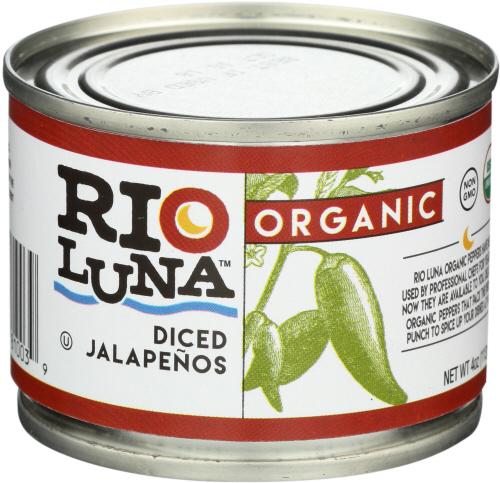Rio Luna Ppers Jalapeno Organic Dced - 4 Oz (12 Units)