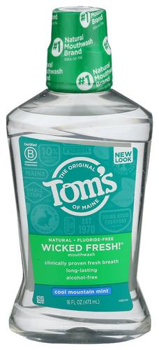 Toms Of Maine Mouthwash Wkdfrsh Mint Mnt - 16 Oz (3 Units)