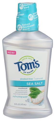 Toms Of Maine Mouthwash Refr Mnt Seaslt - 16 Oz (3 Units)
